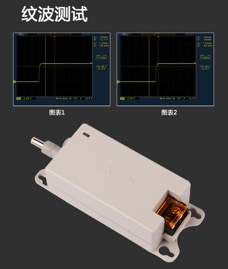 小耳朵電源DC12V 2A室內(nèi)桌面電源適配器XED-RZ120200DZ